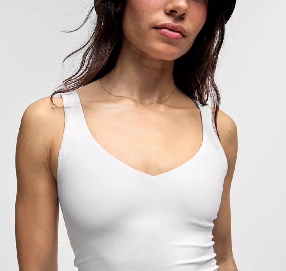 Lululemon Align Tank Top White Sports Bra Workout Designer Bra 6